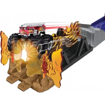 Mattel Hot Wheels Monster Trucks Hero Play Fire Through GYL09 / GYL12 887961974768