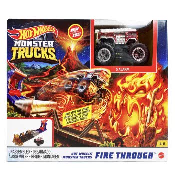 Mattel Hot Wheels Monster Trucks Hero Play Fire Through GYL09 / GYL12 887961974768