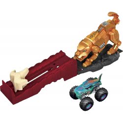 Mattel Hot Wheels Monster Trucks Hero Play Sabretooth Showdown GYL09 / GYL10 887961974744