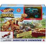 Mattel Hot Wheels Monster Trucks Hero Play Sabretooth Showdown GYL09 / GYL10 887961974744