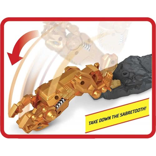 Mattel Hot Wheels Monster Trucks Hero Play Sabretooth Showdown GYL09 / GYL10 887961974744