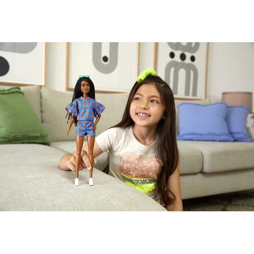 Mattel Barbie Fashionistas 172 Μελαχρινή Κούκλα Με Σετ Καρδούλες FBR37 / GRB63 887961900002