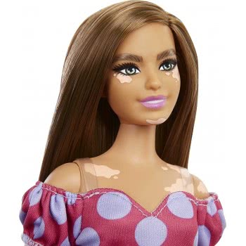 Mattel Barbie Fashionistas 171 Με Ροζ Πουά Φόρεμα FBR37 / GRB62 887961900354