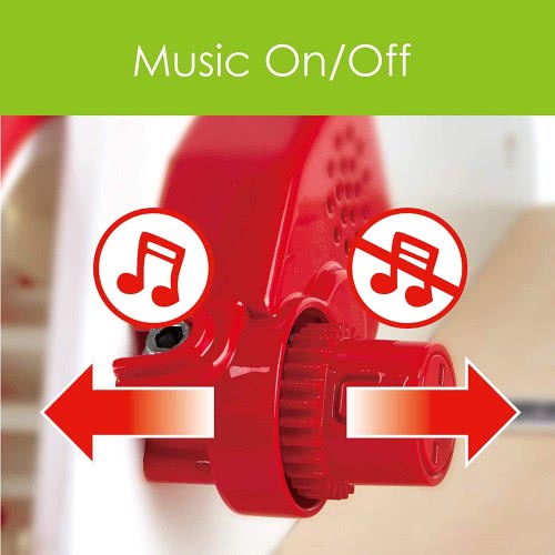 Hape My First Musical Walker Wooden Push Along Baby Walker Trainer With Music Box Και Activities E0383 6943478031104
