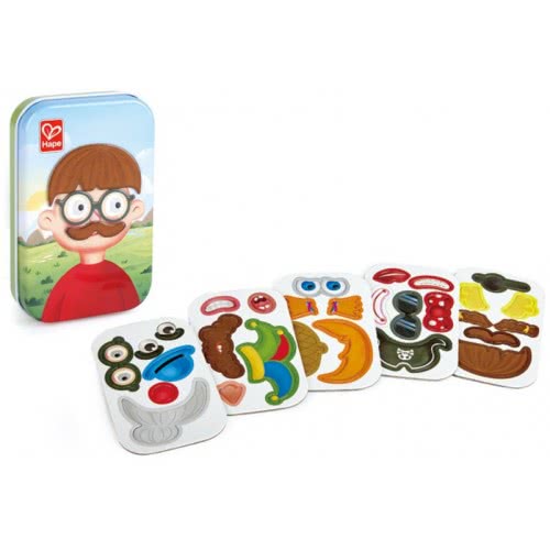 Hape Early Explorer Ξύλινο Magnetic Funny Face E0476 6943478032347