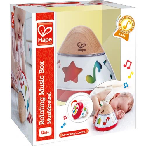 Hape Early Melodies Περιστρεφόμενο Κουτί Μουσικής - Ξύλινο Μουσικό Παιχνίδι E0332 6943478017719