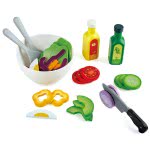 Hape Playfully Delicious Ξύλινο Σετ Σαλάτα Healthy Salad E3174 6943478030848