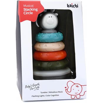 Toys-shop Choice Kaichi Πυραμίδα Φωτιζόμενη Με Μουσικούς Κρίκους JM087908 6990521879084