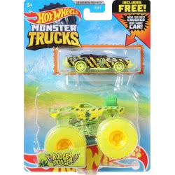 Mattel Vehicle Monster Trucks With A CAR Rodger Dodger GRH81 / GYL98 887961975567