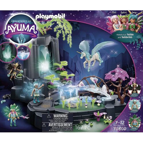 Playmobil Adventures Of Ayuma Magical Energy Source With Fairies, Light And Fog Effect, Toy For Ages 7+ 70800 4008789708007