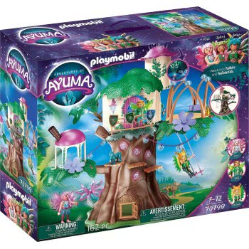 Playmobil Adventures Of Ayuma Community Tree With Fairies And Light Effects Toy For Ages 7+ 70799 4008789707994