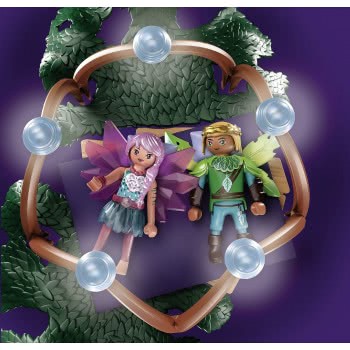 Playmobil Adventures Of Ayuma Community Tree With Fairies And Light Effects Toy For Ages 7+ 70799 4008789707994