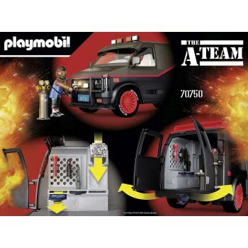 Playmobil The A-Team Van, Iconic Design, For A-Team Fans, Collectors And Children, Ages 5 – 99 70750 4008789707505