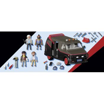 Playmobil The A-Team Van, Iconic Design, For A-Team Fans, Collectors And Children, Ages 5 – 99 70750 4008789707505