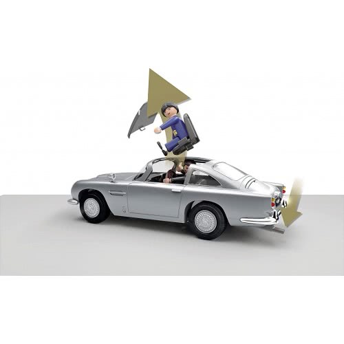 Playmobil James Bond Aston Min Db5 - Goldfinger Edition, For James Bond Fans, Collectors And Children Aged 5-99 70578 4008789705