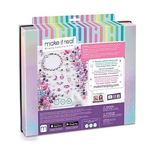 Make It Real Jewellery Making Sets For Children, Multi-Coloured 1723 695929017231