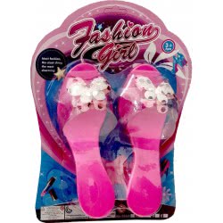 Toys-shop Choice Fashion Girl Princess Shoes Pink Or Purple JX047193 6990521471936