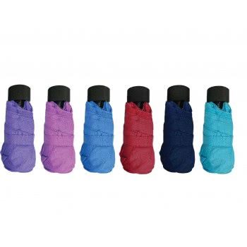 chanos Ομπρέλα Trend Unisex 5-Section Απλή Χειροκίνητη 48cm Ύφασμα Pongee Μονόχρωμη 0254 5203199002540