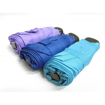chanos Ομπρέλα Trend Unisex 5-Section Απλή Χειροκίνητη 48cm Ύφασμα Pongee Μονόχρωμη 0254 5203199002540