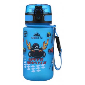 AlpinTec Water Canteen 350ml Blue Cars C-350BE-CA 4897014271009