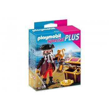 Playmobil Πειρατής Με Σεντούκι Θησαυρού 4783 4008789047830