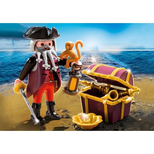 Playmobil Πειρατής Με Σεντούκι Θησαυρού 4783 4008789047830