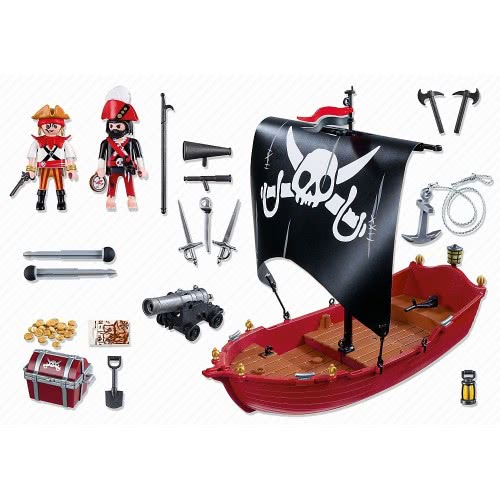 Playmobil Πειρατική Βάρκα Με Πανί 5298 4008789052988