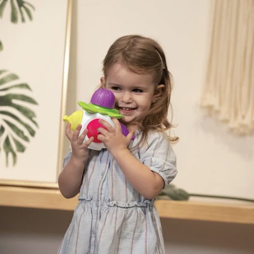 Lalaboom Educational Baby Toddler Cube And Beads 9 Pcs For 10-36 Months 1000-86161 4897067861615