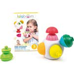 Lalaboom Educational Baby Toddler Cube And Beads 9 Pcs For 10-36 Months 1000-86161 4897067861615