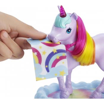 Mattel Dreamtopia Unicorn Pet Playset With Barbie Princess Doll GTG01 887961914061