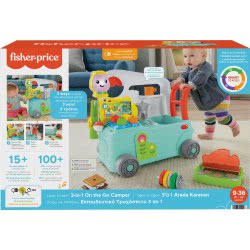 Mattel Laugh Learn 3 In 1 On The Go Camper Smart Stages Εκπαιδευτικό Τροχόσπιτο HCK81 194735012503