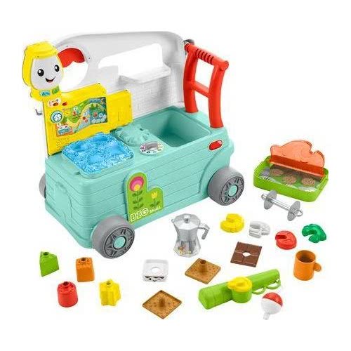 Mattel Laugh Learn 3 In 1 On The Go Camper Smart Stages Εκπαιδευτικό Τροχόσπιτο HCK81 194735012503