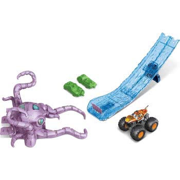 Mattel Hot Wheels Monster Trucks Σετ Παιχνιδιου Mt - Hero Play Octo Slam GYL09 / GYL11 887961974751