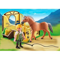 Playmobil Άλογο Fjord Με Στάβλο 5517 4008789055170