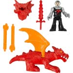 Mattel Imaginext Ιππότες - Φιγούρες Ιππότες Με Αξεσουαρ Και Οχημα Δράκος HCG63 / HCG66 194735009848
