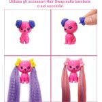 Mattel Barbie Color Reveal Glitter! Hair Swaps Doll, Glittery Blue With 25 Hairstyling Και Party-Themed Surprises HBG38 / HBG40 
