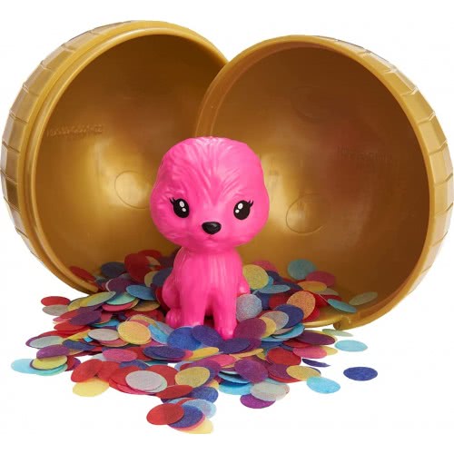 Mattel Barbie Color Reveal Glitter! Hair Swaps Doll, Glittery Blue With 25 Hairstyling Και Party-Themed Surprises HBG38 / HBG40 