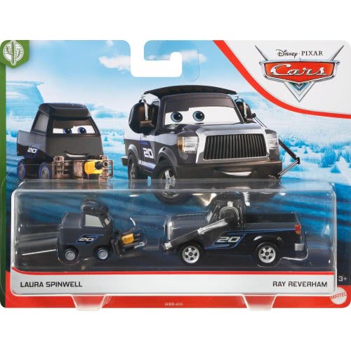 Mattel Cars Αυτοκινητακια - Σετ Των 2 Ray Reverham And Laura Spinwell DXV99 / GKB85 887961822700