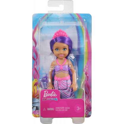 Mattel Barbie Dreamtopia Mermaid Rainbow Cove Chelsea Purple Hair Doll Τσέλσι Γοργόνες GJJ85 / GJJ90 887961812763