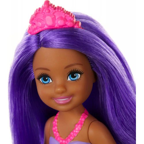 Mattel Barbie Dreamtopia Mermaid Rainbow Cove Chelsea Purple Hair Doll GJJ85 / GJJ90 887961812763