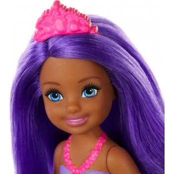 Mattel Barbie Dreamtopia Mermaid Rainbow Cove Chelsea Purple Hair Doll GJJ85 / GJJ90 887961812763