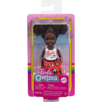 Mattel Barbie Chelsea Doll - Heart Print Skirt DWJ33 / GXT35 887961961935