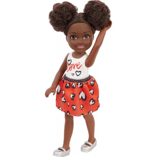 Mattel Barbie Chelsea Doll - Heart Print Skirt Τσέλσι και Φίλες DWJ33 / GXT35 887961961935