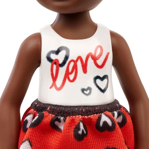 Mattel Barbie Chelsea Doll - Heart Print Skirt Τσέλσι και Φίλες DWJ33 / GXT35 887961961935
