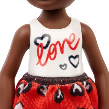 Mattel Barbie Chelsea Doll - Heart Print Skirt DWJ33 / GXT35 887961961935