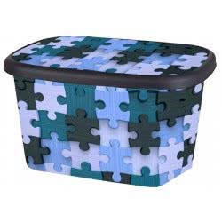 Epam Plastic Box 25Lt  46x34x25 cm Puzzle M-11295 5204558378108