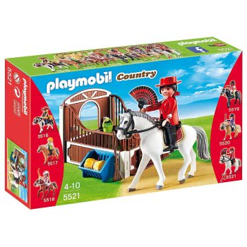 Playmobil Ανδαλουσιανό Άλογο Με Στάβλο 5521 4008789055217