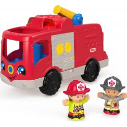 Mattel Little People Fire Brigade Vehicle Greek HDJ24 194735024230