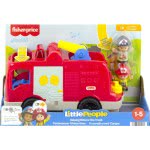 Mattel Little People Fire Brigade Vehicle Greek HDJ24 194735024230