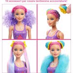Mattel Barbie Color Reveal Glitter! Hair Swaps Doll, Glittery Pink With 25 Hairstyling Και Party-Themed Surprises HBG38 / HBG39 